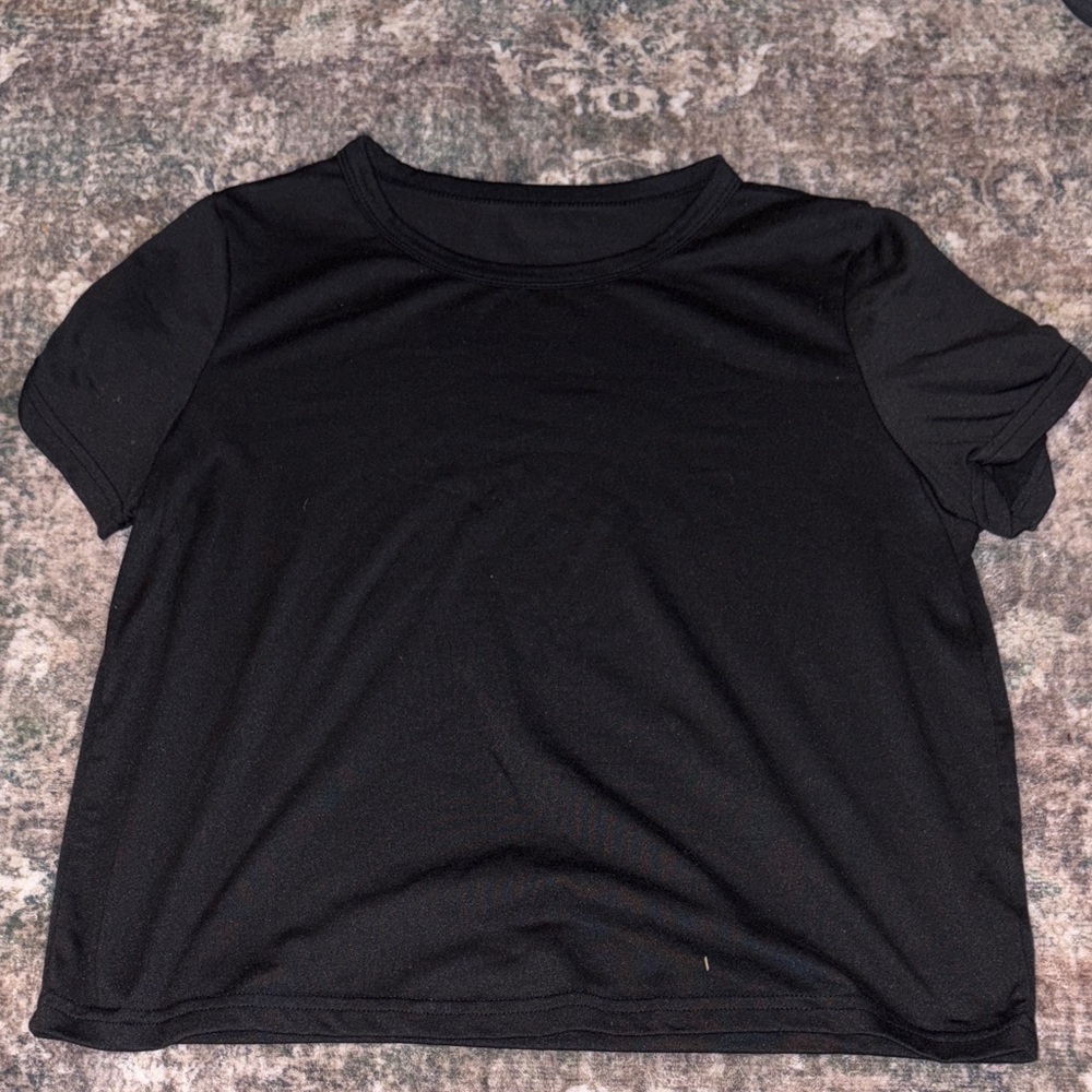 SHEIN Black Short Sleeve Tee